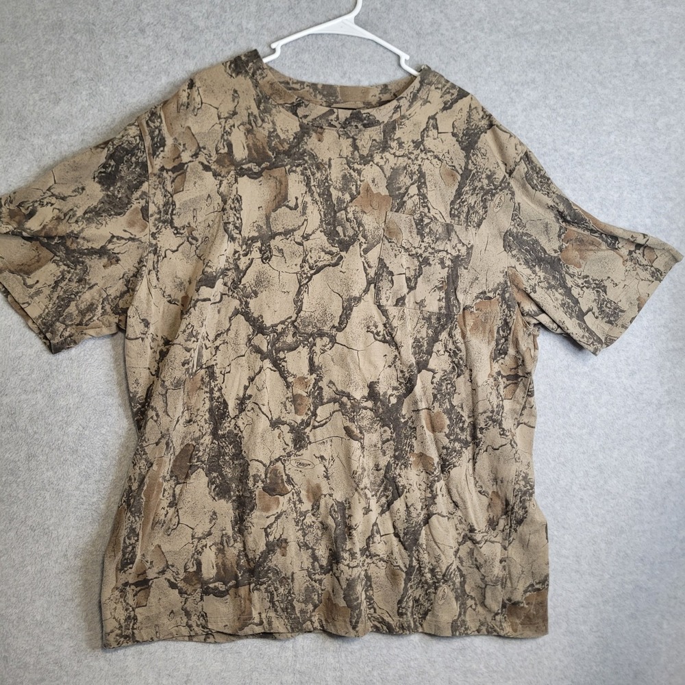 Winchester Rugged Sportsman Outdoors Mens 2XL Camo Pocket Crew Neck Tee